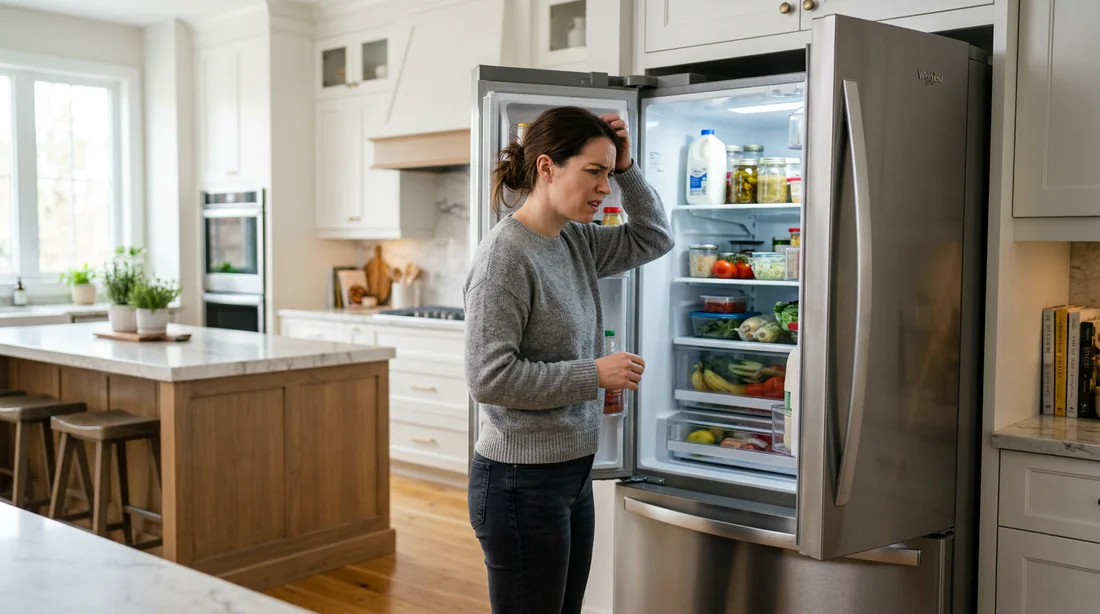 Réglage manuel du thermostat d'un frigo Whirlpool
