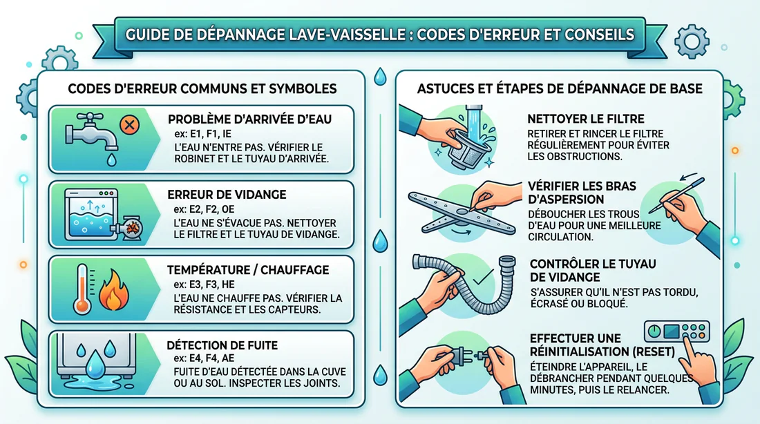 Nettoyage du filtre d'un lave-vaisselle Aya