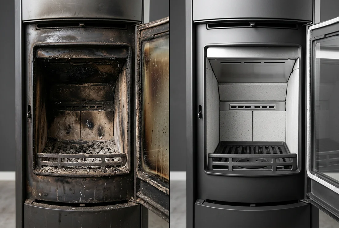 Infographie liste de contrôle entretien poêle