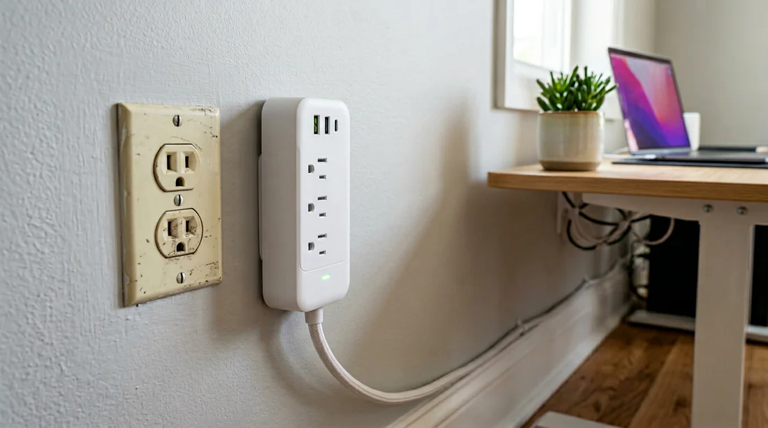 Remplacement d'une douille voleuse par une multiprise sécurisée