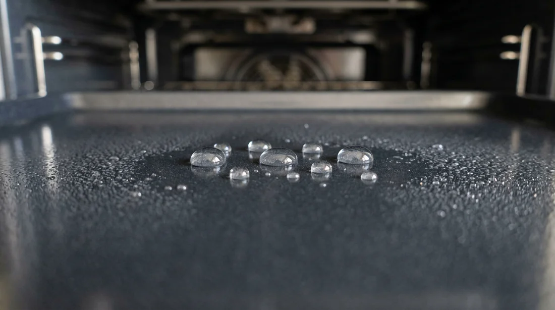 Surface de four avec revêtement Ecoclean facile à nettoyer