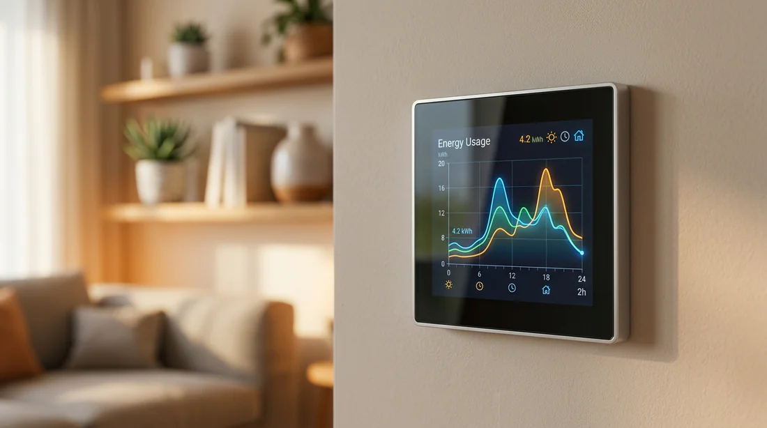 Suivi de la consommation énergétique sur thermostat intelligent