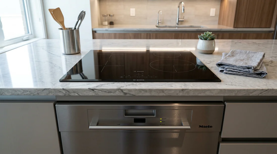 Installation sécurisée plaque de cuisson et lave-vaisselle