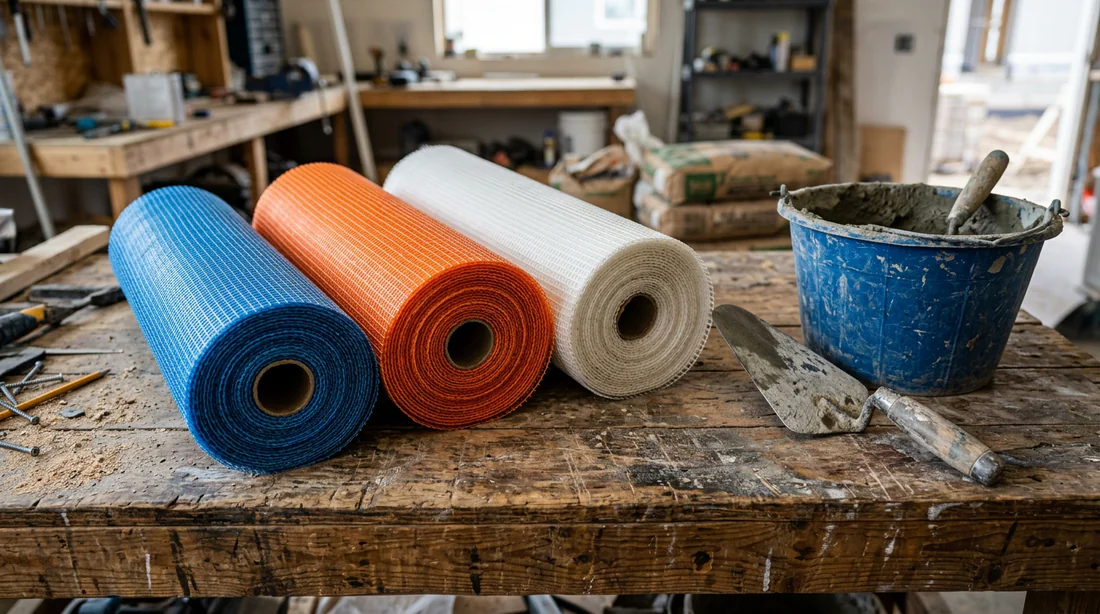 Rouleaux de trame et grillage en fibre de verre pour enduit de façade